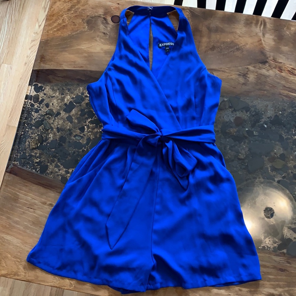 Royal blue romper